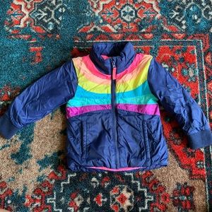 Cat & Jack rainbow jacket